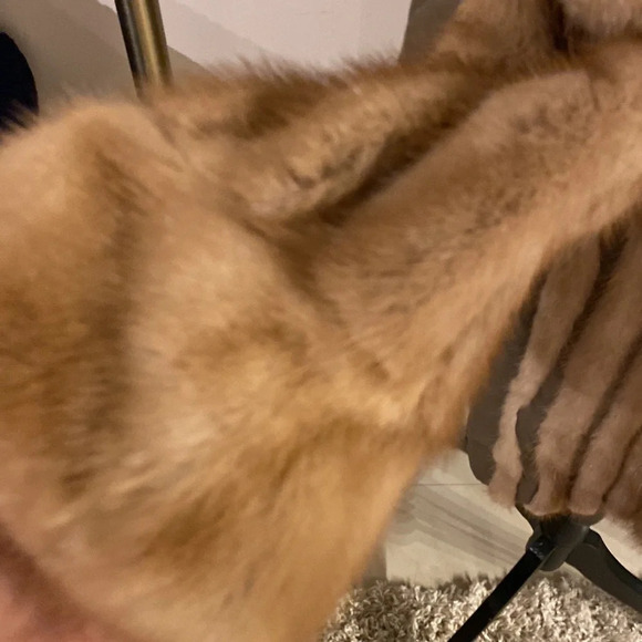 Boston store leather &real mink coat size Medium - Picture 5 of 11